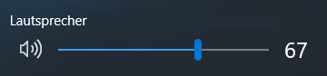 Neue Lautstärkeregelung