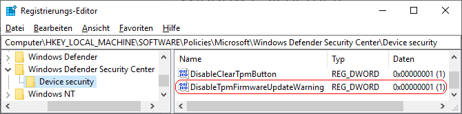 DisableTpmFirmwareUpdateWarning