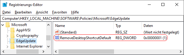 RemoveDesktopShortcutDefault