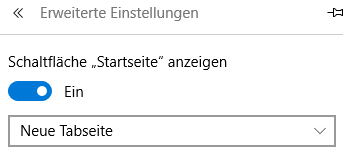 Erweiterte Einstellungen