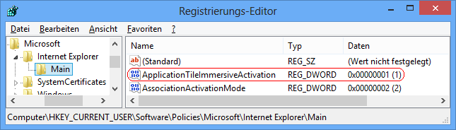 ApplicationTileImmersiveActivation