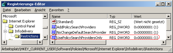 UsePolicySearchProvidersOnly