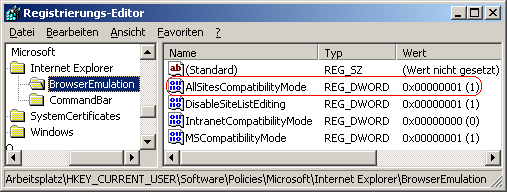 AllSitesCompatibilityMode