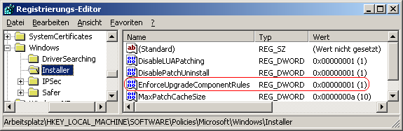 EnforceUpgradeComponentRules