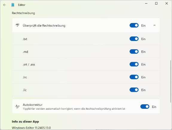 Rechtschreibung