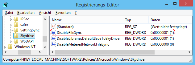 DisableFileSync