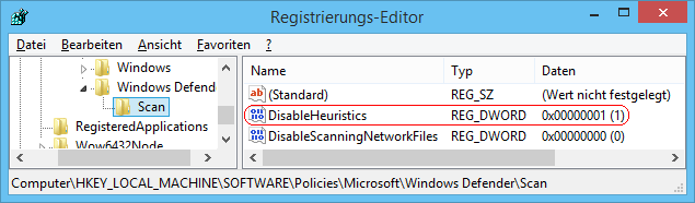 DisableHeuristics