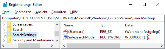 SafeSearchMode