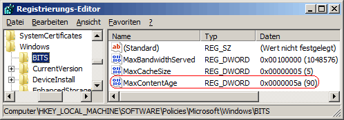 MaxContentAge