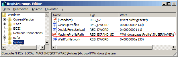 MachineProfilePath