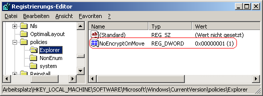 NoEncryptOnMove