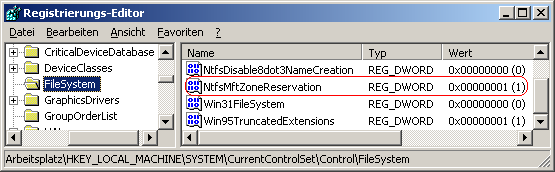 NtfsMftZoneReservation