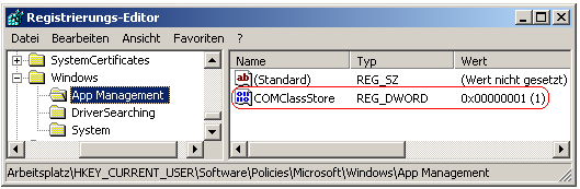 COMClassStore