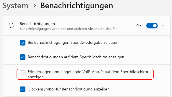 Benachrichtigungen