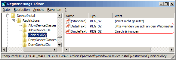 SimpleText, DetailText
