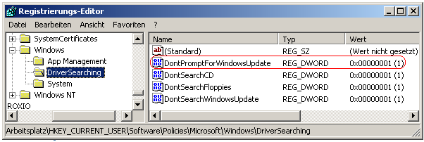 DontPromptForWindowsUpdate