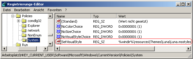 SetVisualStyle