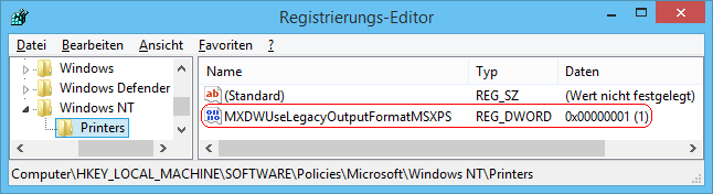 MXDWUseLegacyOutputFormatMSXPS