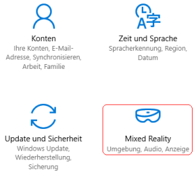 Symbol "Mixed Reality"