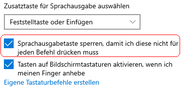 Sprachausgabe