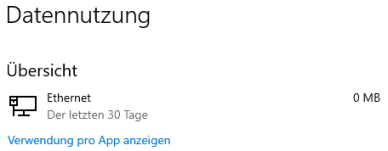 Datennutzung