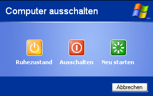 Computer ausschalten